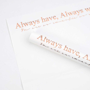 Craft Rezistent la Apa "Always Will" (15 f.) - #F111 Alb-Roz Gold
